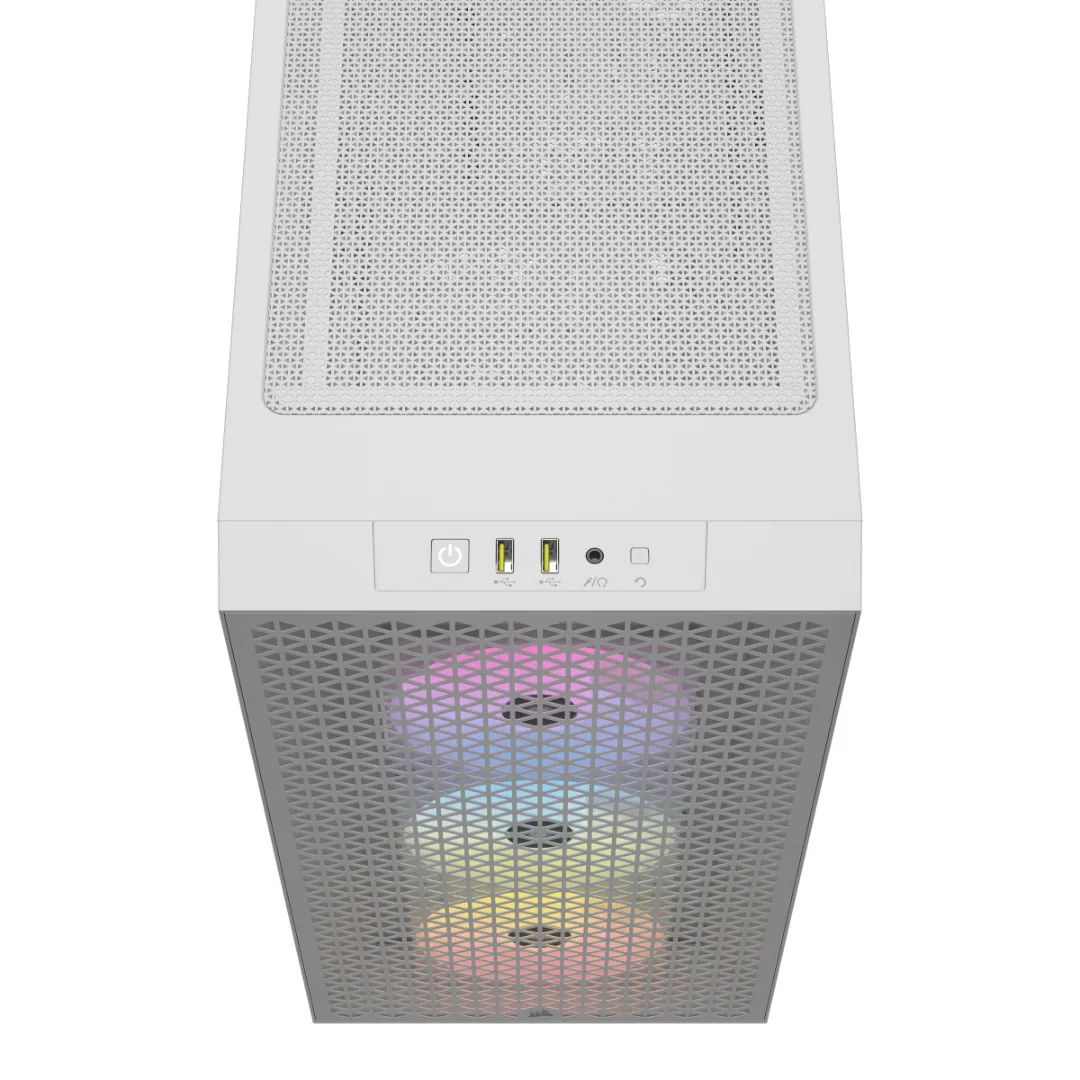 Corsair 海盜船 3000D RGB Airflow ATX Case (白色/White)(CC-9011256-WW)