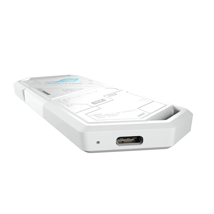 ASUS 華碩 ROG Strix Arion M.2 NVMe SSD USB3.2Gen2x1 外接盒 (白色)(ESD-S1C-WH)