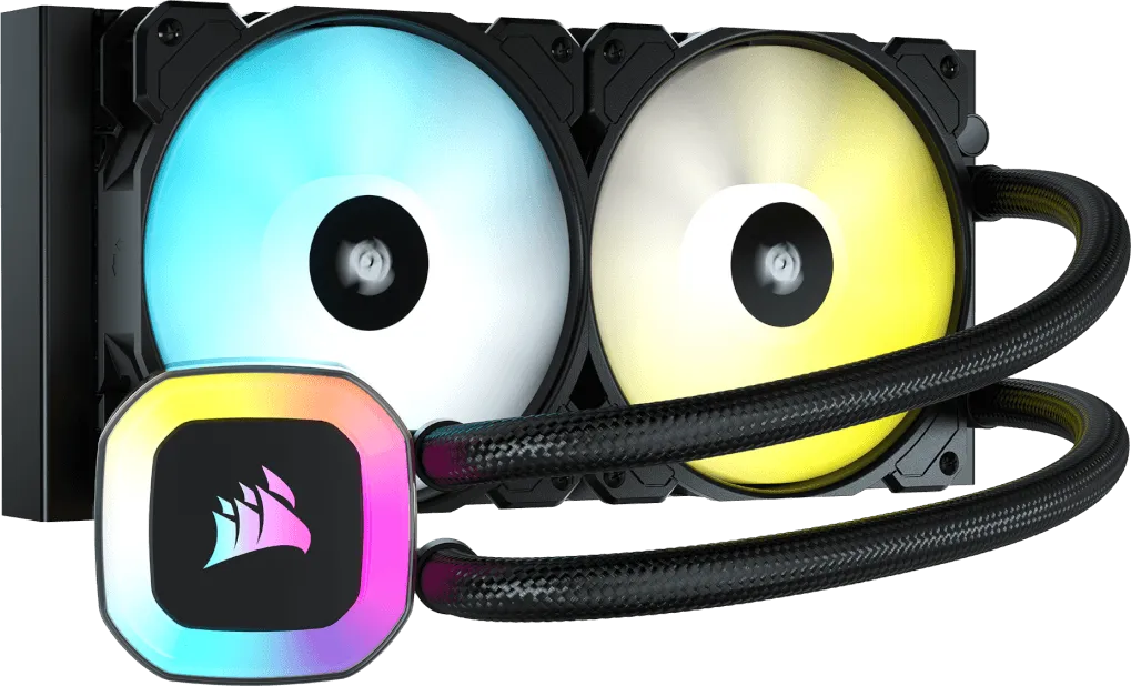 Corsair 海盜船 H100 RGB 240 水冷散熱器 (黑色)(AIO)(CW-9060053-WW)