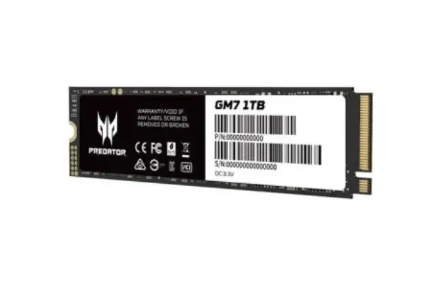 Acer Predator GM7 1TB Gen 4 M.2 SSD (固態硬碟)(HD-AGM71T)