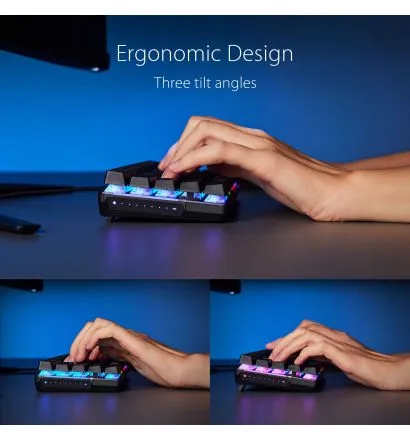 ASUS 華碩 ROG FALCHION ACE NX 65% 紅軸電競鍵盤 (白色)(90MP0346-BKUA10)