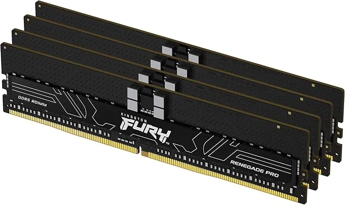Kingston Fury Renegade Pro ECC Registered 128GB 套裝 (4x32GB) D5-6400C32 (KF564R32RBK4-128)(Pre-Order 預購產品)