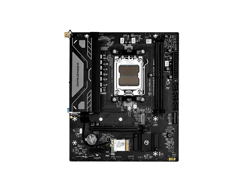 MAXSUN 銘瑄 MAXSUN Challenger B650M WIFI Micro-ATX 主機板 (DDR5/Wi-Fi/藍牙/AM5)