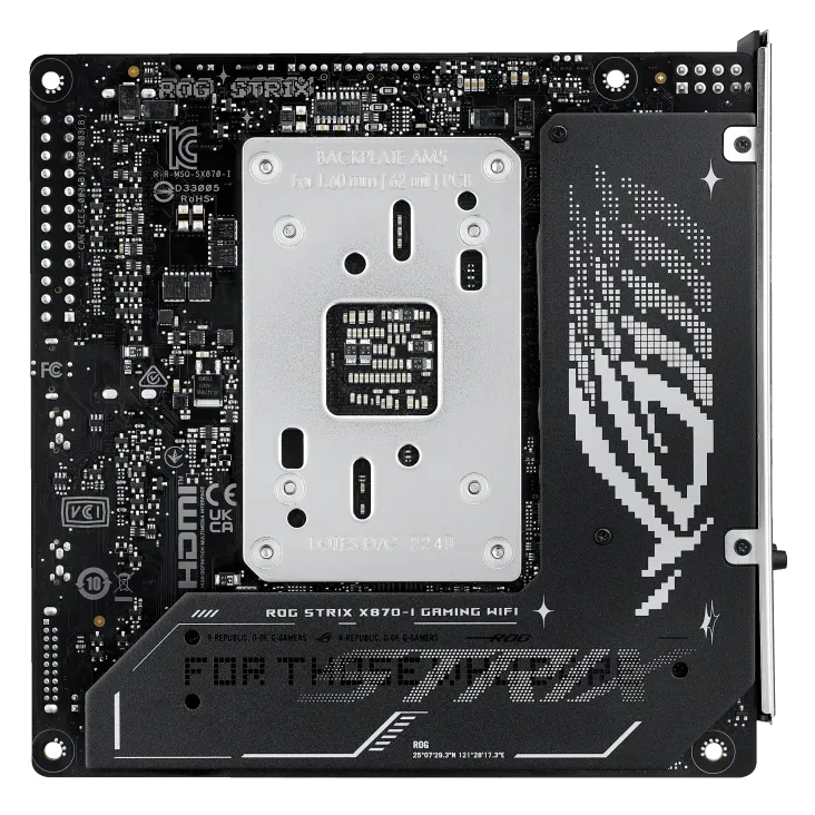 Asus 華碩 ROG Strix X870-I Gaming WiFi ITX 主機板 (DDR5/Wi-Fi 7/藍牙/AM5)