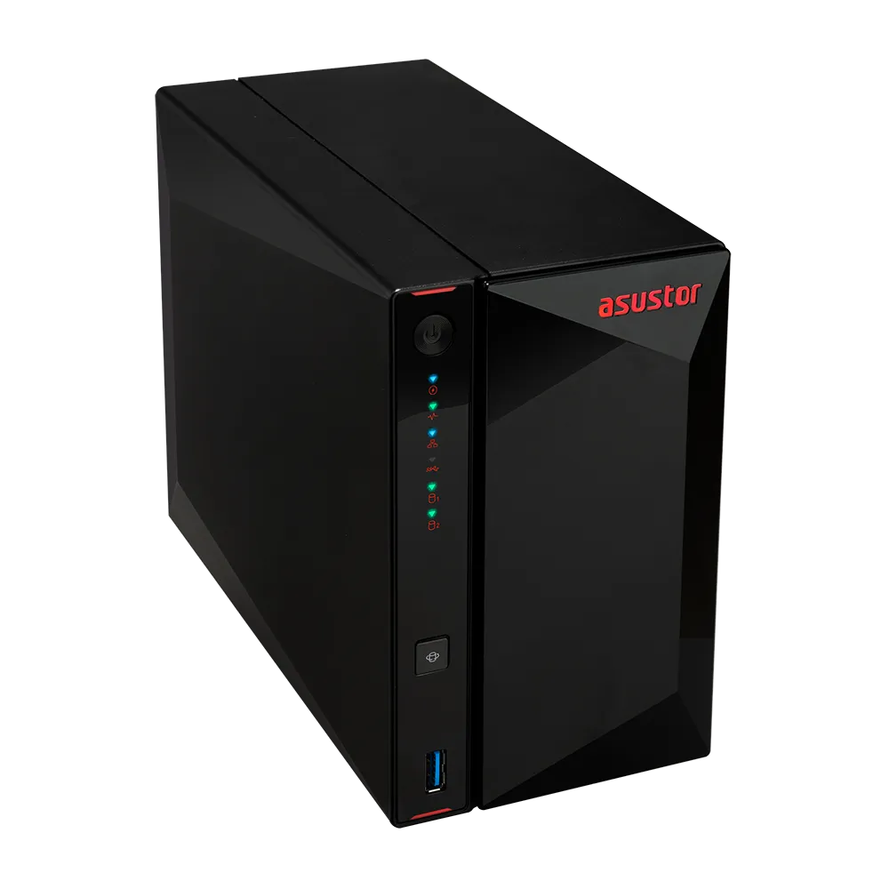 Asustor 華芸AS-5202T 2-Bay NAS網路儲存伺服器