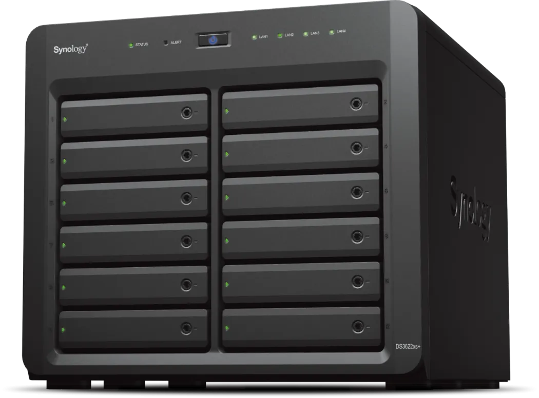 Synology DS-3622XS+ 12-Bay NAS 網絡儲存裝置