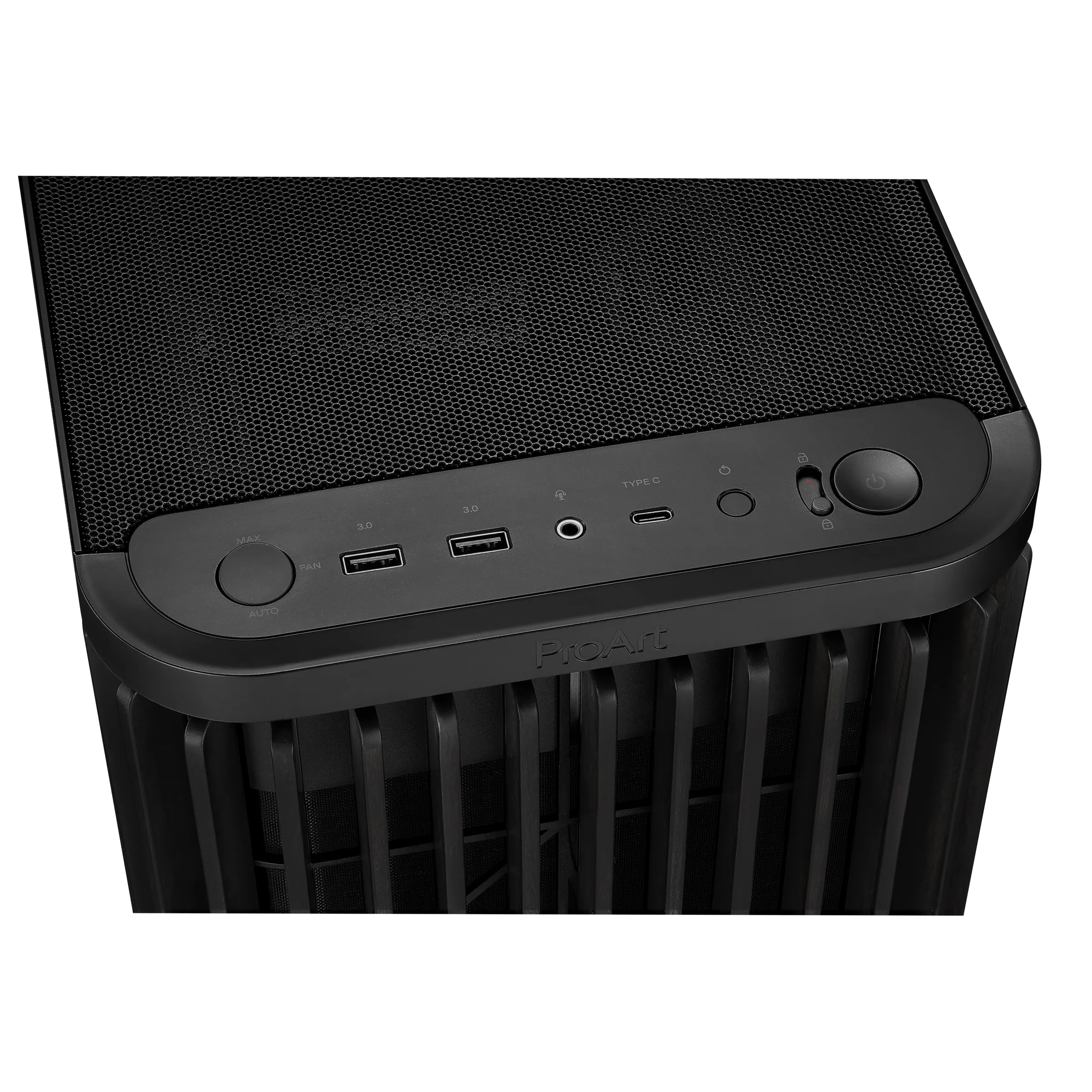 ASUS 華碩 ProArt PA401 ATX Case (木質玻璃版黑色/Black)(ProArt旗艦)(CA-APA401G)(最高支援一體式240水冷)