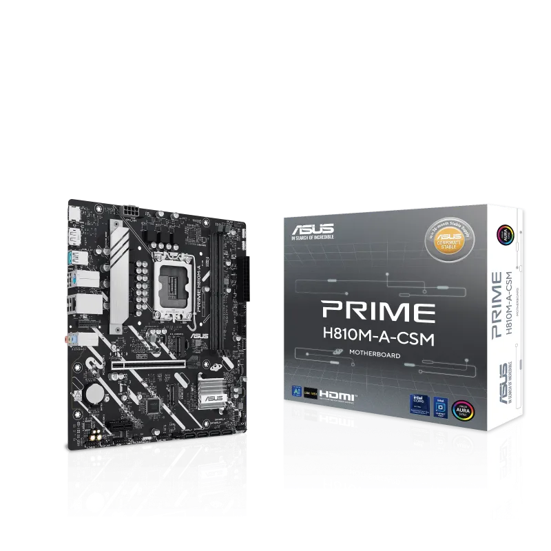Asus 華碩 PRIME H810M-A-CSM Micro-ATX 主機板 (DDR5)