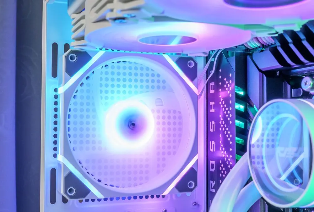 Darkflash DM12R Pro 12cm ARGB Reverse Fan (單把反向白色)(TH-DM12RWP)