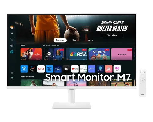 Samsung-三星-32"-Smart-Monitor-32FM703│M7│白色-智能顯示器-(-VA--3840x2160--60Hz--HDMI&USB-C--VESA100--Tizen系統)(LS32FM703UCXXK)