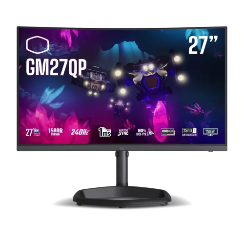 CoolerMaster-酷碼-27"-GM27QP-曲面電競顯示器-(-VA--2560x1440--240Hz--HDMI&DP--VESA100--高低升降--1500R)(CMI-GM27QP-EK)----WQHD-2560×1440-(100Hz)
