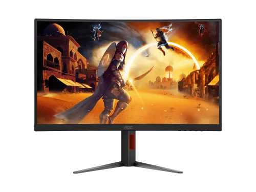 AOC-27"-CQ27G4-曲面電競顯示器-(-Fast-VA--2560x1440--180Hz--HDMI&DP--VESA100--高低升降--1500R)