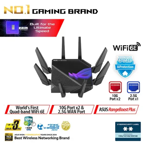 ASUS-華碩-ROG-Rapture-GT-AXE16000-四頻WiFi-6E-電競路由器-(NE-AGAE160)