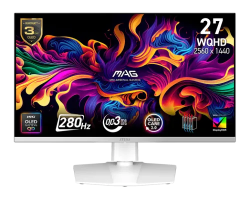 MSI-微星-27"-MAG272QPW-QD-OLED-X28-電競顯示器-(-QD-OLED--2560x1440--280Hz--HDMI&DP--高低升降)