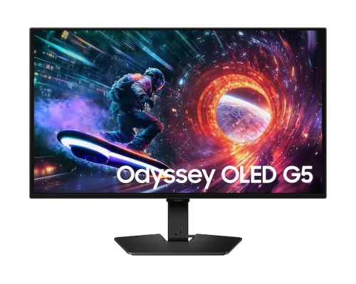 Samsung-三星-27"-Odyssey-OLED-G5-27FG502S│G50SF-電競顯示器-(-QD-OLED--2560x1440--180Hz--HDMI&DP--VESA100)(LS27FG502SCXXK)