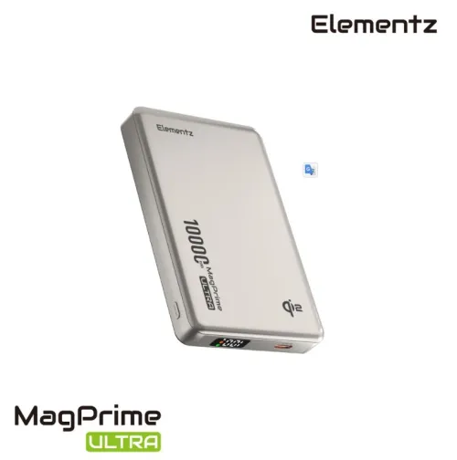 Elementz-MagPrime-Ultra-U10-10000mAh-Qi2-認證磁吸無線行動電源(鈦金色)(PMP-U10TT)