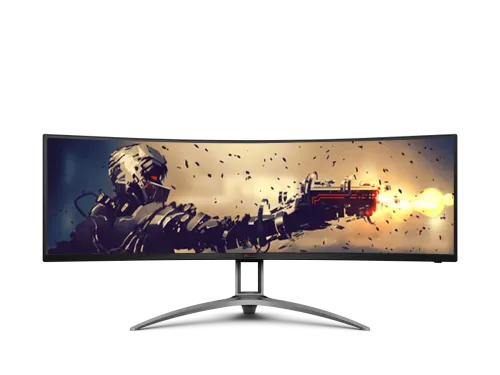 AOC--49"-AG493UCX2-専業電競顯示器-(VA--5120X1440--165Hz--HDMI,DP&USB-C--VESA100--高低升降)