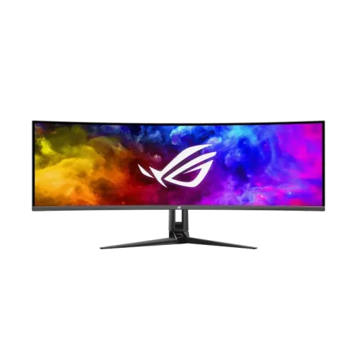 ASUS-華碩-49"-ROG-Swift-OLED-PG49WCD-曲面電競顯示器--(-QD-OLED--5120x1440--144Hz--HDMI&DP--VESA100--高低升降--1800R)