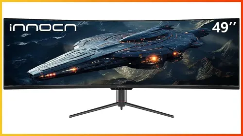 INNOCN-英諾-49"-Ultrawide-49C1R-曲面商用顯示器-(-VA--5120x1440--120Hz--HDMI&DP&Type-C--VESA100--高低升降--1800R)