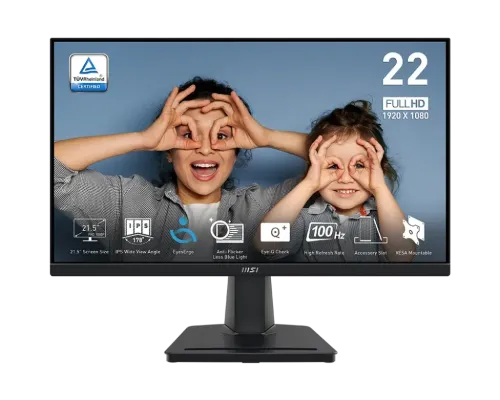 MSI-微星-22"-Pro-MP225-文書顯示器-(-IPS--1920x1080--100Hz--VESA100--HDMI&VGA)