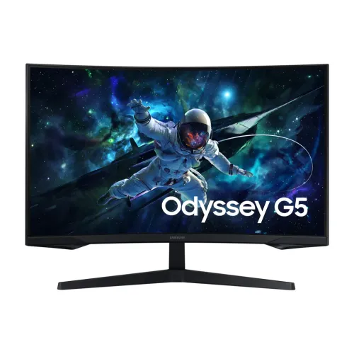 Samsung-三星-32"-32CG552│Odyssey-G5-曲面電競顯示器-(-VA--2560x1440--165Hz--HDMI&DP--VESA75--1000R)(LS32CG552ECXXK)