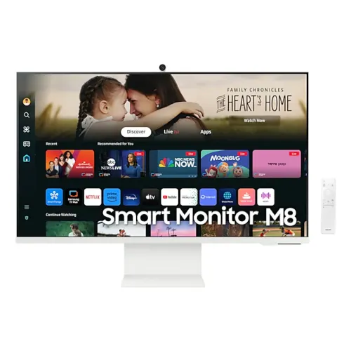 Samsung-三星-32"-Smart-Monitor-32DM803│M8-智能顯示器-(-VA--3840x2160--60Hz--HDMI&USB-C--VESA100--高低升降--Tizen系統)(LS32DM803UCXXK)
