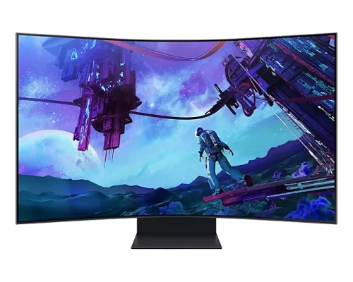 Samsung-三星-55"-Odyssey-Ark-2nd-Gen-55CG970│曲面電競顯示器-(-Mini-LED--3840x2160--165Hz--HDMI&DP--高低升降--VESA200--1000R)(LS55CG970NCXXK)