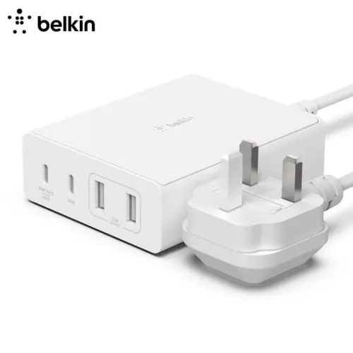 Belkin-BoostCharge-Pro-4-Port-GaN-108W-快速充電器(WCH010myWH)