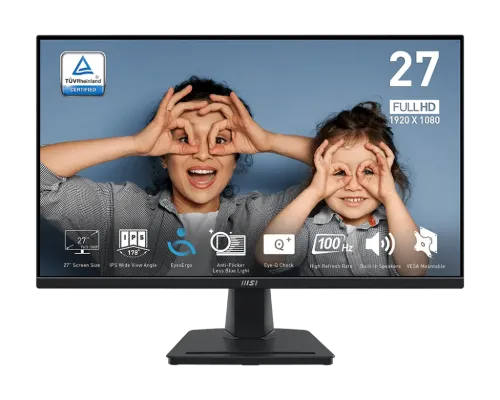 MSI-微星-27"-Pro-MP275-文書顯示器-(-IPS--1920x1080--100Hz--VESA100--HDMI&VGA)