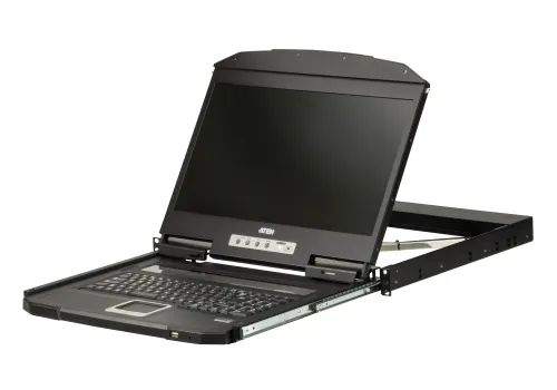 Aten-Ultra-Short-Depth-Single-Rail-WideScreen-LCD-Console-(USB,-HDMI)(CL3700NW)